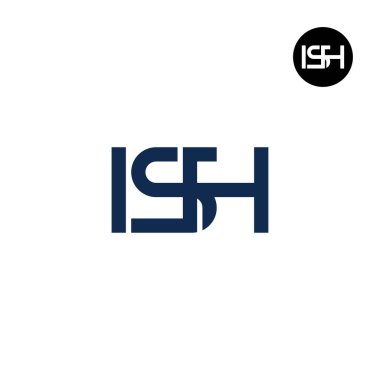 ISH Logo Harfi Monogram Tasarımı