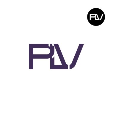 PLV Logo Harfi Monogram Tasarımı