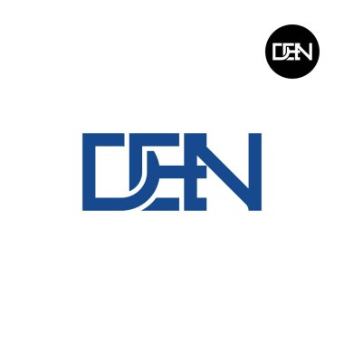DEN Logo Harfi Monogram Tasarımı