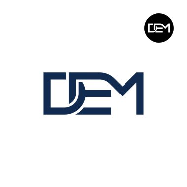 DEM Logo Harfi Monogram Tasarımı