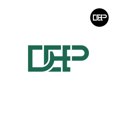 DEP Logo Harfi Monogram Tasarımı