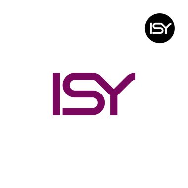 ISY Logo Harfi Monogram Tasarımı