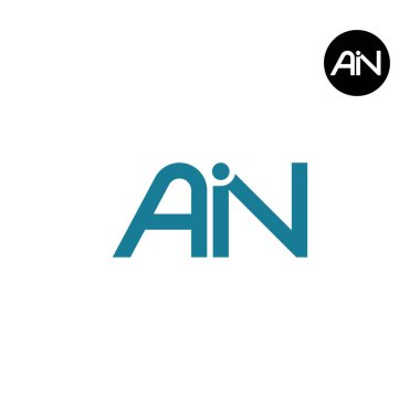 AIN Logo Harfi Monogram Tasarımı