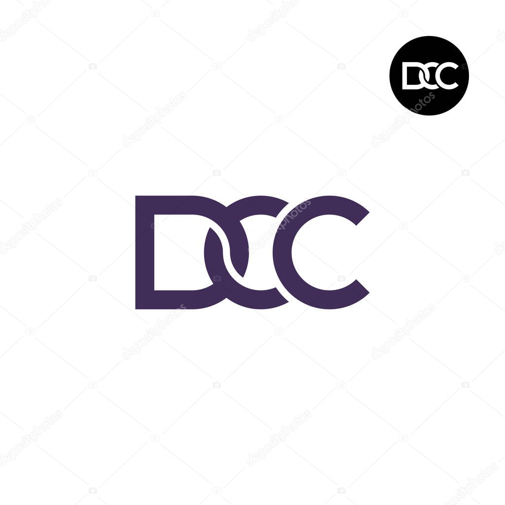 DCC Logo Letter Monogram Design