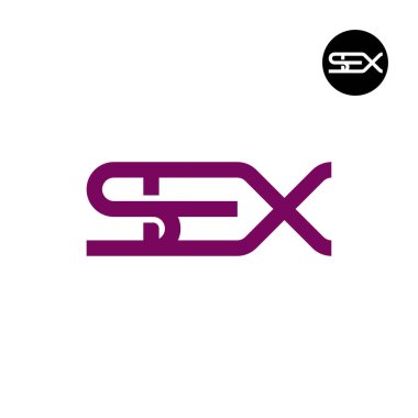 SEX Logo Harfi Monogram Tasarımı