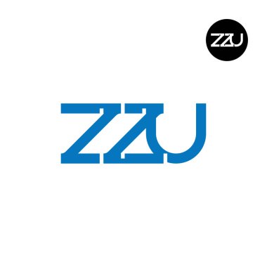 ZZU Logo Harf Monogramı Tasarımı