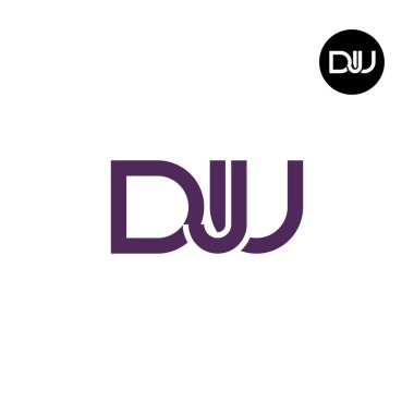 DJU Logo Harf Monogramı Tasarımı