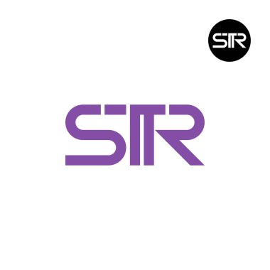 STR Logo Harfi Monogram Tasarımı