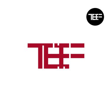 TEF Logo Harfi Monogram Tasarımı