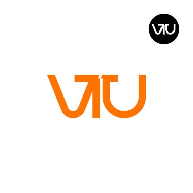 VTU Logo Harfi Monogram Tasarımı