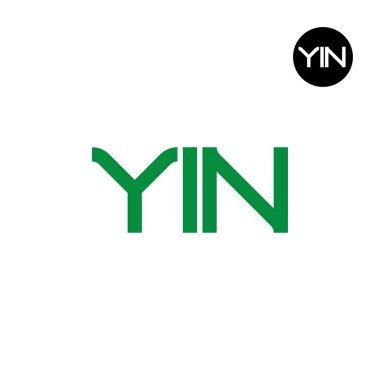 YIN Logo Harfi Monogram Tasarımı