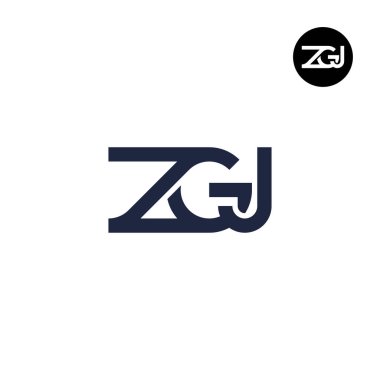 ZGJ Logo Harf Monogramı Tasarımı