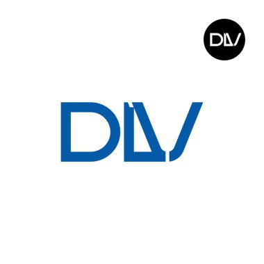 DLV Logo Harfi Monogram Tasarımı