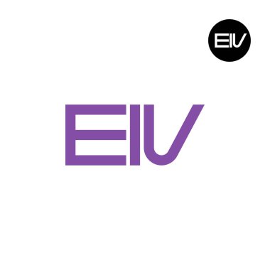 EIV Logo Harfi Monogram Tasarımı