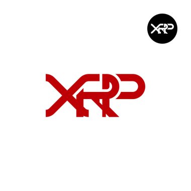 XRP Logo Harfi Monogram Tasarımı