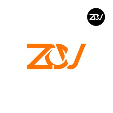 ZCV Logo Harfi Monogram Tasarımı