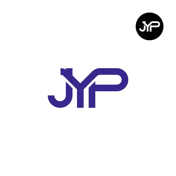 Stock vector JYP Logo Letter Monogram Design