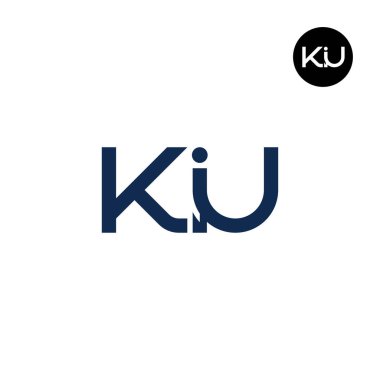 KIU Logo Harf Monogramı Tasarımı