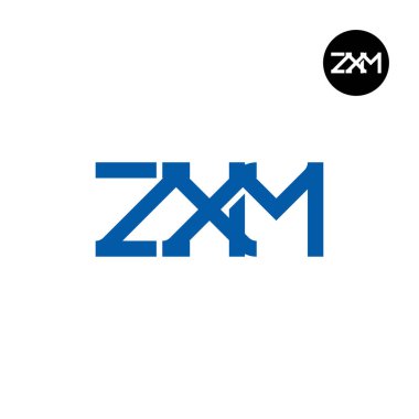 ZXM Logo Harf Monogramı Tasarımı