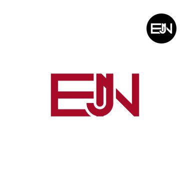 EJN Logo Harfi Monogram Tasarımı