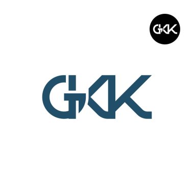 GKK Logo Letter Monogram Design clipart