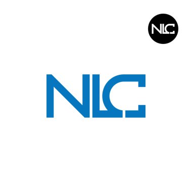 NLC Logo Harfi Monogram Tasarım Baş harfleri