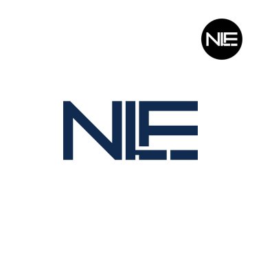 NLE Logo Harfi Monogram Tasarımı