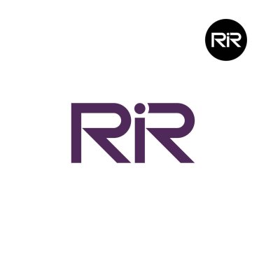 RIR Logo Harfi Monogram Tasarımı