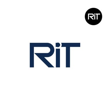 RIT Logo Harfi Monogram Tasarımı