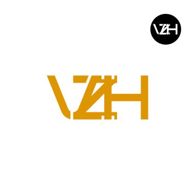 VZH Logo Harf Monogramı Tasarımı