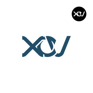 XCV Logo Harf Monogramı Tasarımı