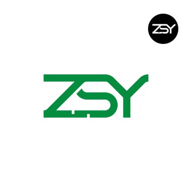 ZSY Logo Harf Monogramı Tasarımı