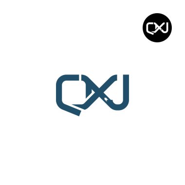 QXJ Logo Harf Monogramı Tasarımı