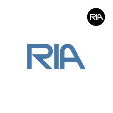 RIA Logo Harf Monogramı Tasarımı