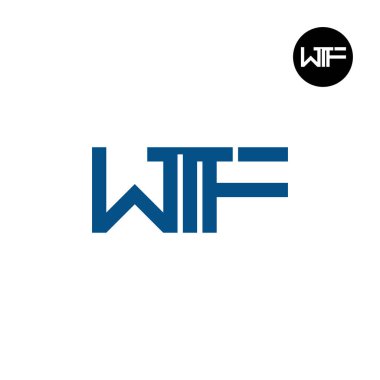 WTF Logo Harfi Monogram Tasarımı