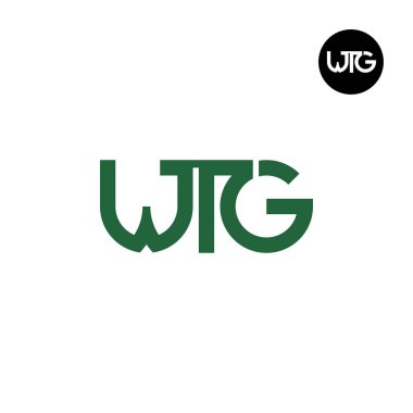 WTG Logo Harfi Monogram Tasarım Baş harfleri