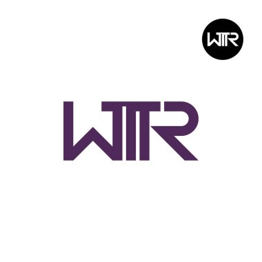 WTR Logo Harfi Monogram Tasarımı