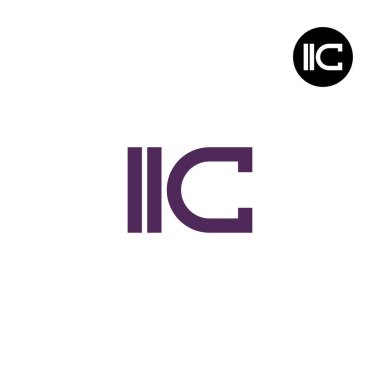 IIC Logo Harfi Monogram Tasarımı