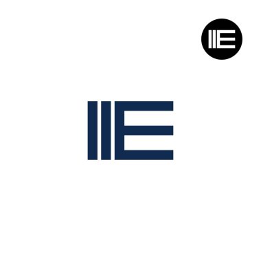 IIE Logo Letter Monogram Design clipart