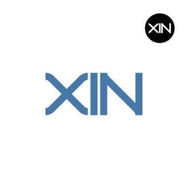 XIN Logo Harfi Monogram Tasarımı