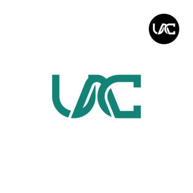 UAC Logo Letter Monogram Design clipart