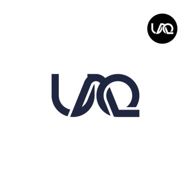 UAQ Logo Letter Monogram Design clipart