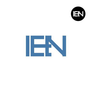 IEN Logo Harfi Monogram Tasarımı