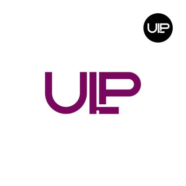 ULP Logo Harfi Monogram Tasarımı
