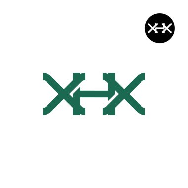 XHX Logo Letter Monogram Design clipart