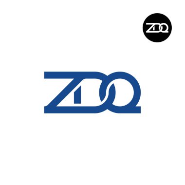 ZDQ Logo Harf Monogramı Tasarımı