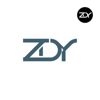 ZDY Logo Harf Monogramı Tasarımı