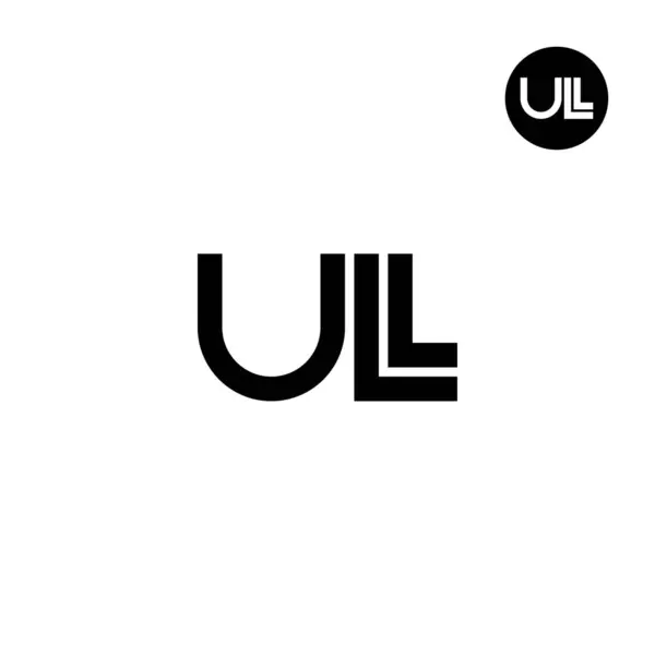 ULL Logo Harfi Monogram Tasarımı