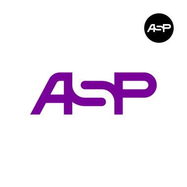 ASP Logosu Negatif Boşluk Harfi
