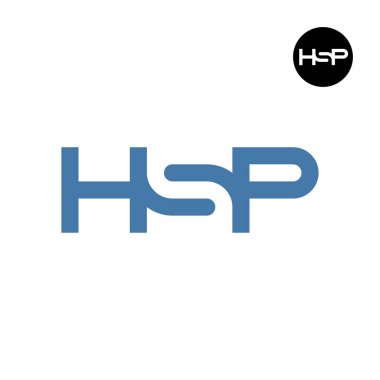 Harf HSP Logosu Negatif Alan